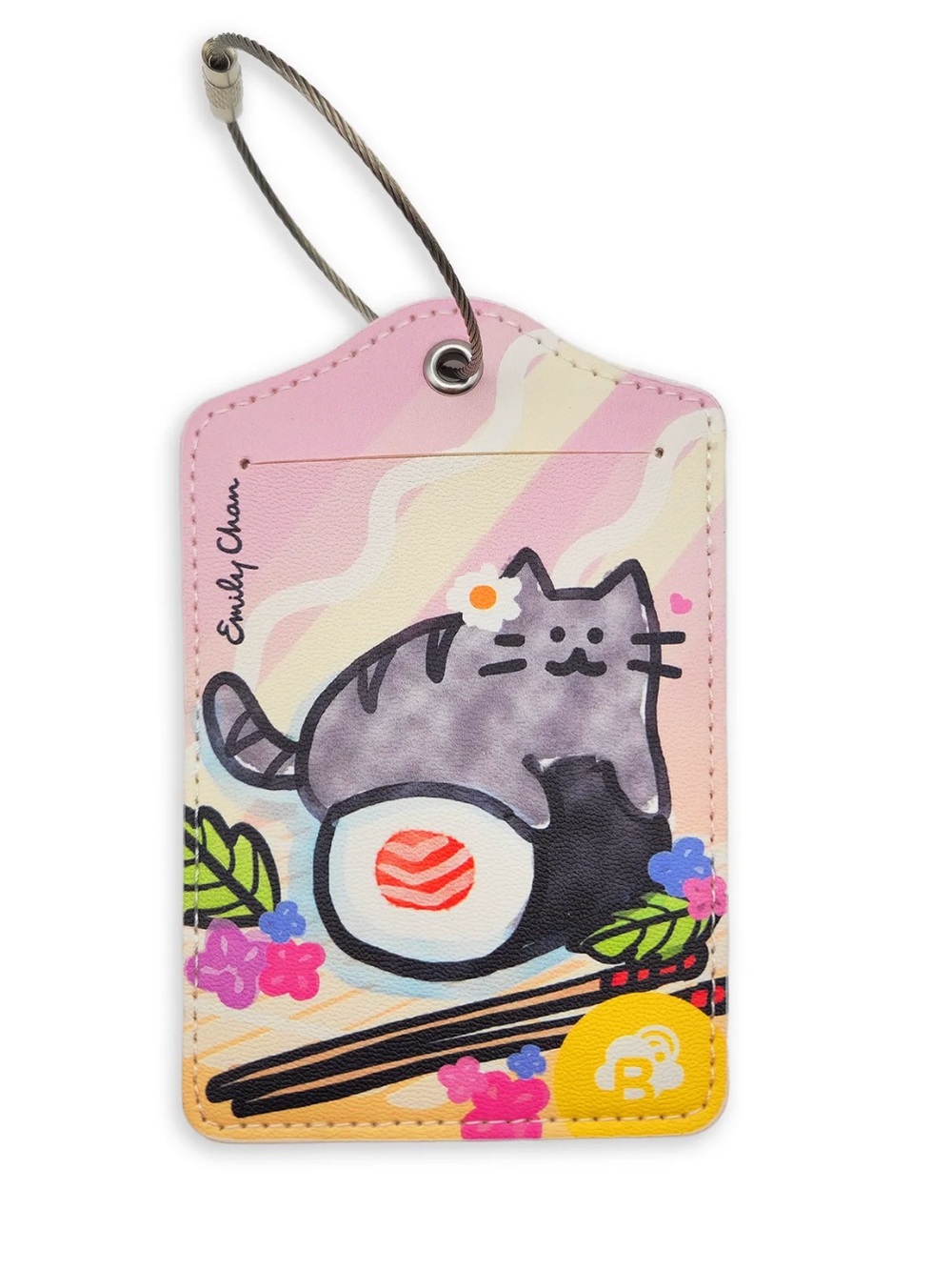 NWT Brightspot Design Cat Maki Luggage Tag